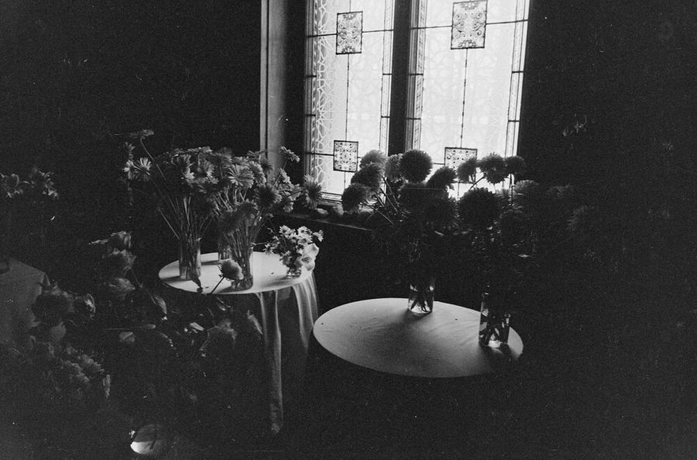 Exhibition "Construction in Process" (documentation), Ł&oacute;dź, 1990