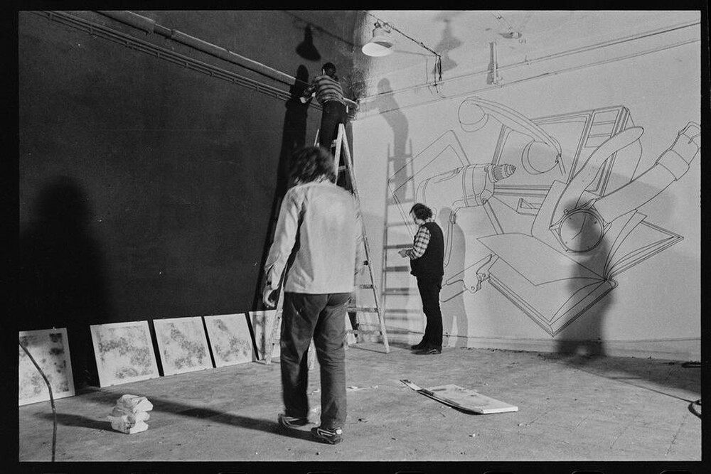 "Construction in Process" exhibition, Ł&oacute;dź, 1981