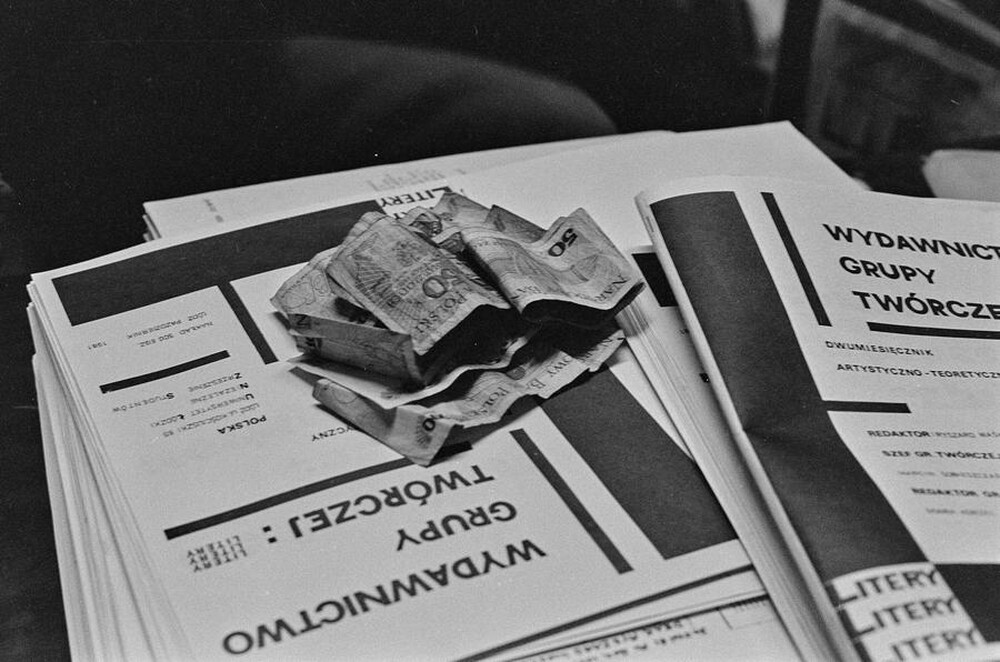 "Construction in Process" exhibition, Ł&oacute;dź, 1981