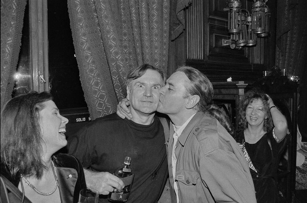 Exhibition "Construction in Process" (opening), Ł&oacute;dź, 1990