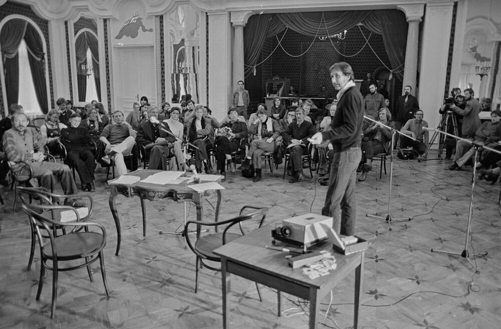 "Construction in Process" exhibition, Ł&oacute;dź, 1981