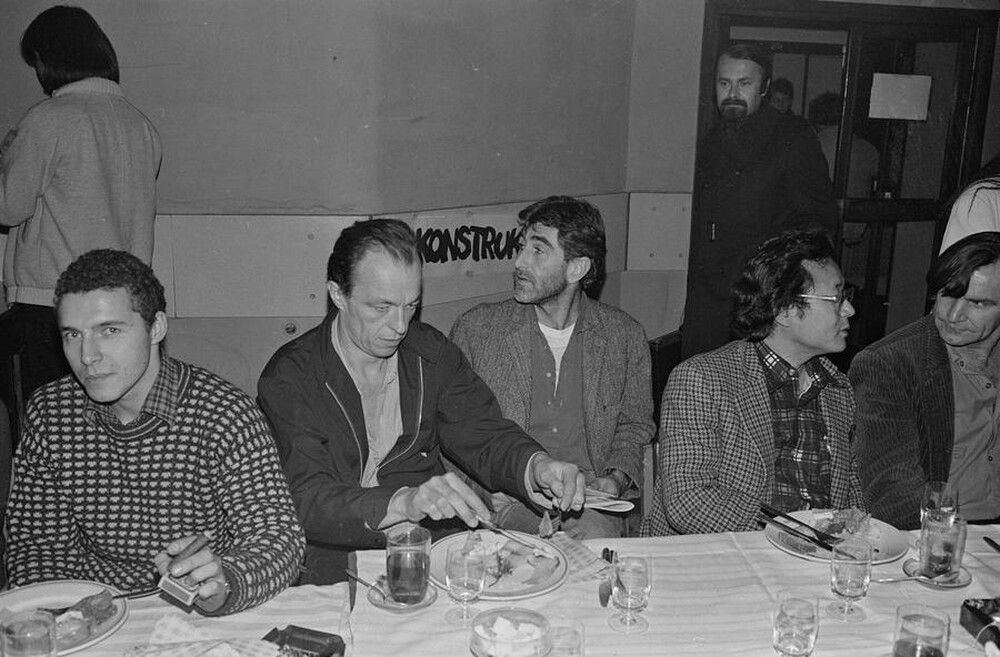 "Construction in Process" exhibition, Ł&oacute;dź, 1981