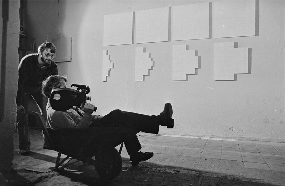 "Construction in Process" exhibition, Ł&oacute;dź, 1981