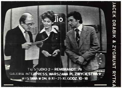 Information about Jacek Drabik and Zygmunt Rytka's exhibition "Studio 2"