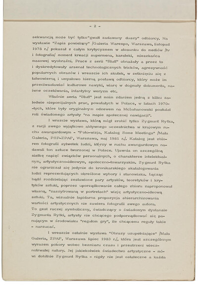 Portfolio of Zygmunt Rytka