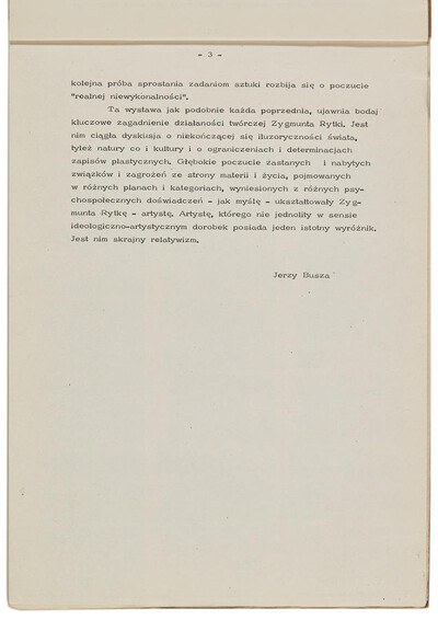 Portfolio of Zygmunt Rytka