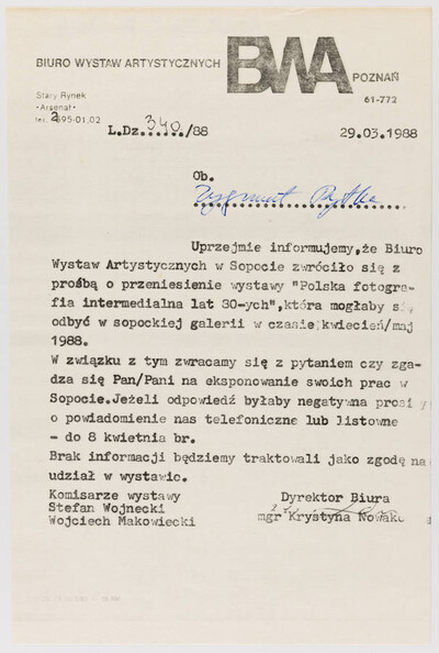 "1930s Polish intermedia photography"