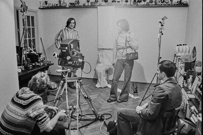 "Live Gallery", performance by Krzysztof Zarębski, c. 1974