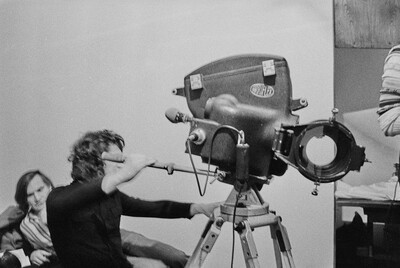 "Live Gallery", performance by Krzysztof Zarębski, c. 1974