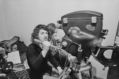 "Live Gallery", performance by Krzysztof Zarębski, c. 1974