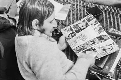 "Live Gallery", performance by Krzysztof Zarębski, c. 1974