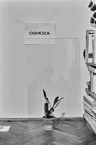 "Live Gallery", performance by Krzysztof Zarębski, c. 1974