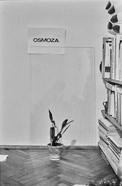 "Live Gallery", performance by Krzysztof Zarębski, c. 1974