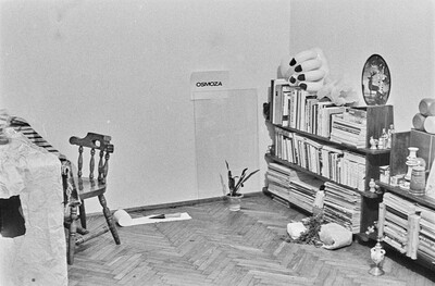 "Live Gallery", performance by Krzysztof Zarębski, c. 1974