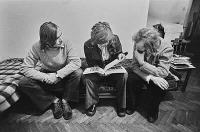 "Live Gallery", performance by Krzysztof Zarębski, c. 1974