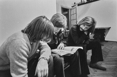 "Live Gallery", performance by Krzysztof Zarębski, c. 1974