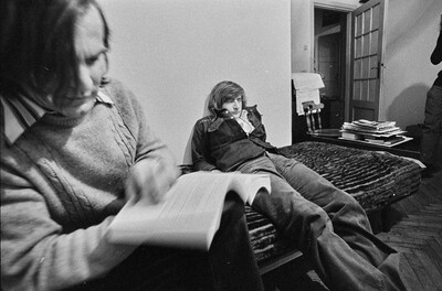 "Live Gallery", performance by Krzysztof Zarębski, c. 1974