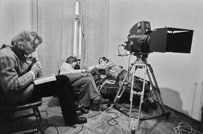 "Live Gallery", performance by Krzysztof Zarębski, c. 1974
