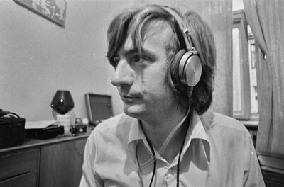 "Live Gallery", performance by Krzysztof Zarębski, c. 1974