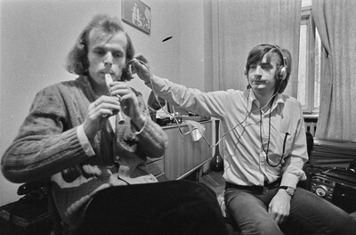 "Live Gallery", performance by Krzysztof Zarębski, c. 1974
