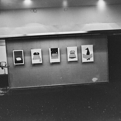Krzysztof Zarębski, exhibition, Wsp&oacute;łczesna Gallery, Warsaw, 1973