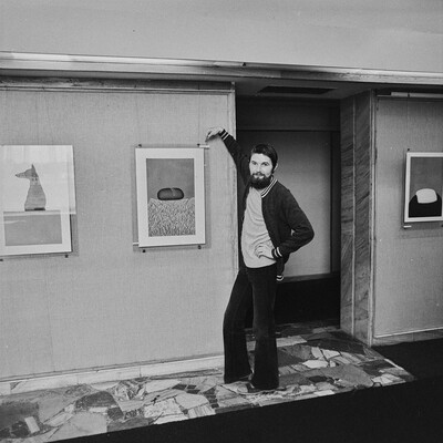Krzysztof Zarębski, exhibition, Wsp&oacute;łczesna Gallery, Warsaw, 1973