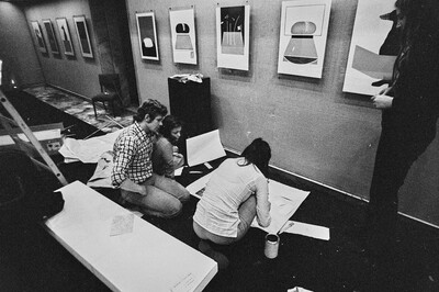 Krzysztof Zarębski, exhibition, Wsp&oacute;łczesna Gallery, Warsaw, 1973
