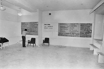 Andrzej Partum, "List of Culture and Art Ignoramuses", Repassage Gallery, Warsaw 1973