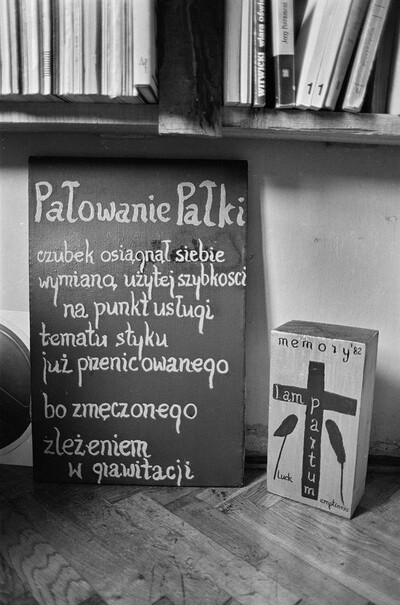 Andrzej Partum, Poetry Office, Warsaw (Podchorążych Street), 1982