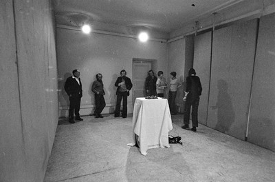 Andrzej Partum, "Stench", Repassage Gallery, Warsaw, 1977