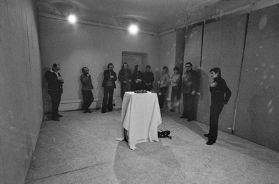 Andrzej Partum, "Stench", Repassage Gallery, Warsaw, 1977