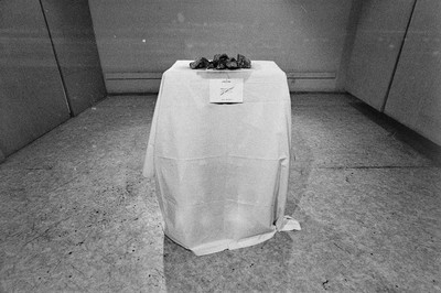 Andrzej Partum, "Stench", Repassage Gallery, Warsaw, 1977