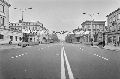 "Live Gallery", Andrzej Partum "Avantgarde Silence", Warsaw, 1974