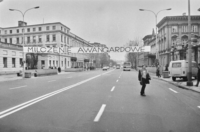 "Live Gallery", Andrzej Partum "Avantgarde Silence", Warsaw, 1974