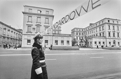 "Live Gallery", Andrzej Partum "Avantgarde Silence", Warsaw, 1974