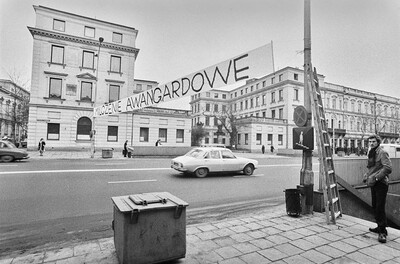"Live Gallery", Andrzej Partum "Avantgarde Silence", Warsaw, 1974