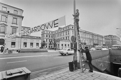 "Live Gallery", Andrzej Partum "Avantgarde Silence", Warsaw, 1974