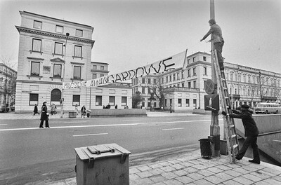 "Live Gallery", Andrzej Partum "Avantgarde Silence", Warsaw, 1974