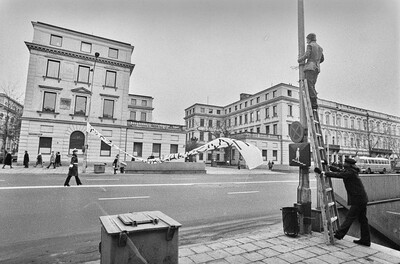 "Live Gallery", Andrzej Partum "Avantgarde Silence", Warsaw, 1974