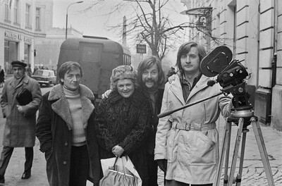 "Live Gallery", Andrzej Partum, Poetry Office (Poznańska Street), Warsaw, 1974
