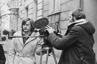 "Live Gallery", Andrzej Partum, Poetry Office (Poznańska Street), Warsaw, 1974