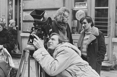 "Live Gallery", Andrzej Partum, Poetry Office (Poznańska Street), Warsaw, 1974