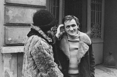 "Live Gallery", Andrzej Partum, Poetry Office (Poznańska Street), Warsaw, 1974
