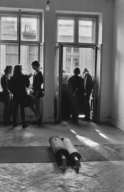 Adam Klimczak, "I Connected with Wschodnia", Wschodnia Gallery, Ł&oacute;dź, 1991