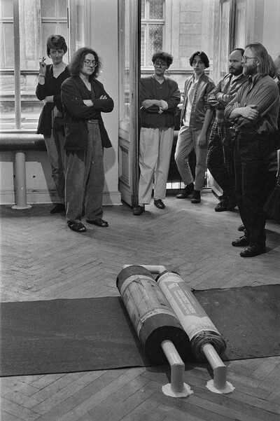 Adam Klimczak, "I Connected with Wschodnia", Wschodnia Gallery, Ł&oacute;dź, 1991