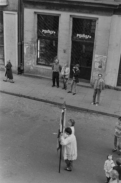Adam Klimczak, "I Connected with Wschodnia", Wschodnia Gallery, Ł&oacute;dź, 1991