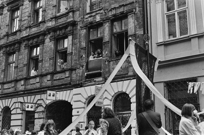 Adam Klimczak, "I Connected with Wschodnia", Wschodnia Gallery, Ł&oacute;dź, 1991