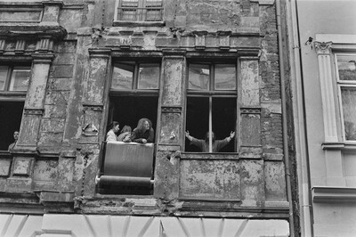Adam Klimczak, "I Connected with Wschodnia", Wschodnia Gallery, Ł&oacute;dź, 1991