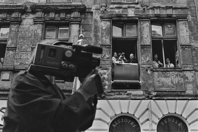 Adam Klimczak, "I Connected with Wschodnia", Wschodnia Gallery, Ł&oacute;dź, 1991
