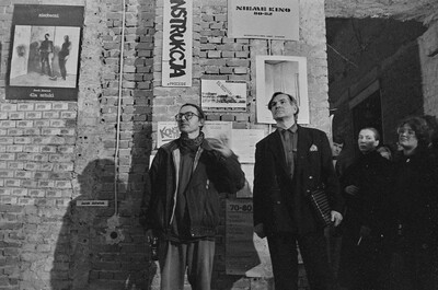 Exhibition "Ł&oacute;dź Neo-avantgarde Movement 1970-1992", Grohman Palace, Ł&oacute;dź, 1992